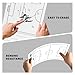 HIGHRAZON Soccer Coaches Clipboard, White Double-Sided Dry Erase Coach Clipboard, Soccer Whiteboard for Coaches, Lineup White Board with Marker for Coaches Gift