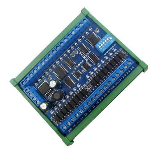 GRABLOOM RS485 Remote Switches PLC Expansion Board RS485 RTU Module Board DC12V 24V 16 Input 16 Output RS485 DC12V 24V RS485 Remote