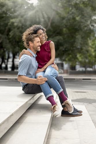 Image of BSN Medical 115760 JOBST Compression Hose, Thigh High, 15-20 mmHg, Closed Toe, Small, Midnight Navy