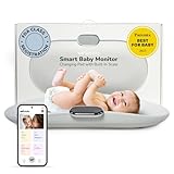Woddle Multifunctional Smart Baby Changing Pad with Precision Scale for Critical Weight Monitoring + AI App, Noise Machine, Warmer, Night Light, Touchscreen Tracker, All-in-One