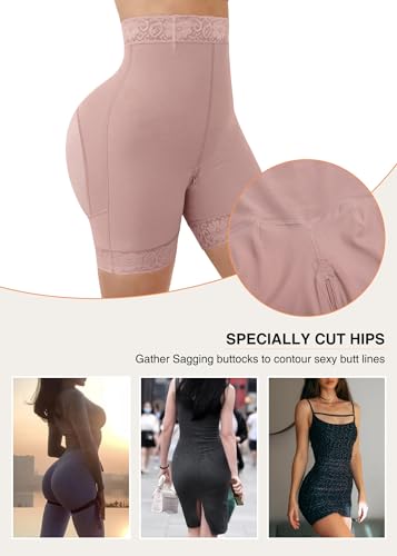 Image of SHAPSHE Shapewear for Women Tummy Control Shorts Body Shaper High Waist Butt Lifter Panties Compression Underwear for Dresse