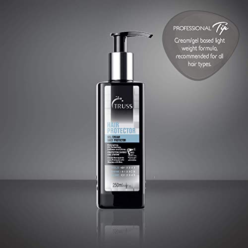 Truss Hair Protector - Leave-In Lightweight Gel/Cream With Uv And Thermal Heat Protectant For Hair From Blow Dryers, Flat Irons, And Curling Irons - Detangling, Softness And Shine #TOP4
