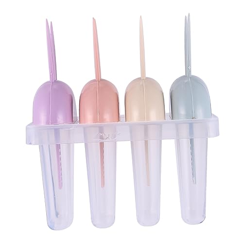 GRIRIW 1 Set Kitchen Ice Cream Mold Easy to Use DIY Popsicle Molds for Ice Cubes Pudding and Jelly for Fun Homemade Treats