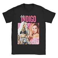 Genérico Lola Indigo Hombres Mujeres Camiseta Verano Cantante Camiseta Manga Corta Tops Ropa De Talla Grande (A S)