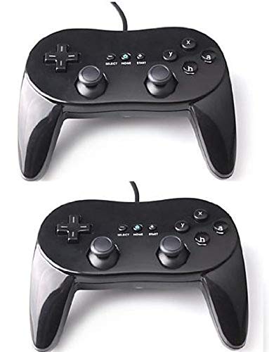 MuchBuy 2 X Classic Controller Pro for Nintendo Wii - black MuchBuy 2 X Classic Controller Pro for Nintendo Wii - black