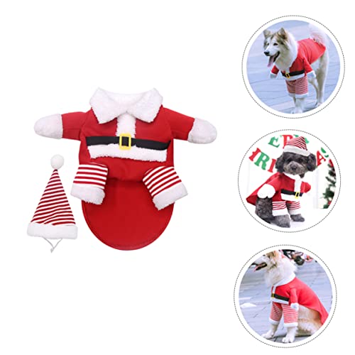 Disfraz de Santa para perro BESPORTBLE tamaño XS miniatura 3