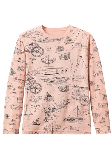 Image of RodZen Oversized | Loose Fit |Full Sleeves Cotton Loopnet Round Neck T-Shirt for Womens /Girls