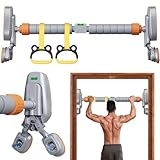 Tür-Klimmzugstange, keine Schrauben, verstellbare Breite, unterstützt bis zu 370 kg, für Heim-Fitness-Workout