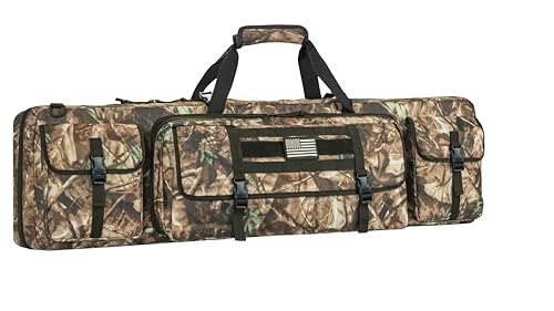 Image of 26 /28 /32 /36 /42 /46 /48 /51 /55 inch Double Rifle Case Soft Gun Bag Tactical Backpack
