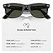 Ray-Ban RB2140 Original Wayfarer Classic Square Shape Sunglasses With Eyewear Kit Bundle - High Bridge Fit - Ideal Formal and Casual Wear Square Sunglasses