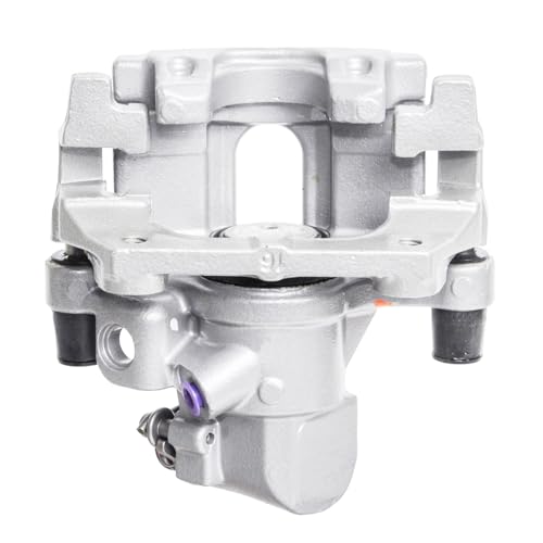 Image of Detroit Axle - Rear Left Brake Caliper for Ford Focus Volvo C70 C30 S40 V50 | Mazda 3, Driver Side Disc Brake Caliper with Bracket Replacement
