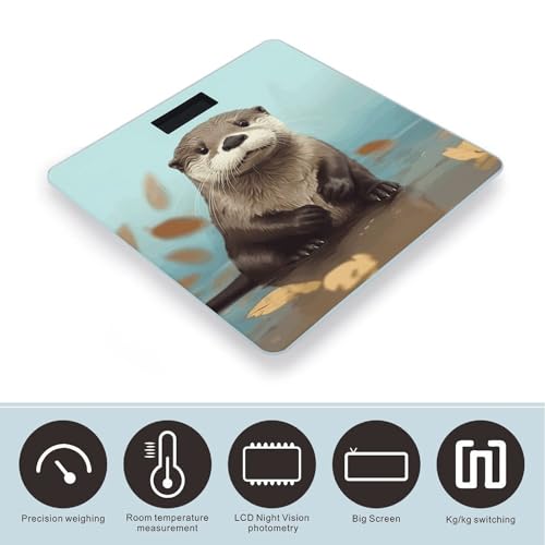 Báscula de baño digital VstaDank con vidrio templado miniatura 3