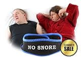 Anti Snoring Jaw Strap - No Snore Comfortable Chin Strap Secures Chin During Sleep - Free Ebook Included