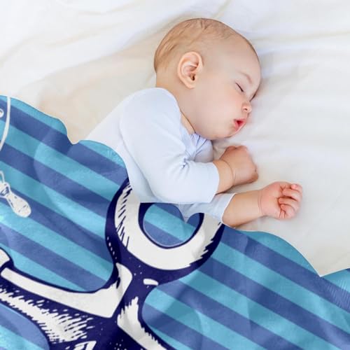 Couverture légère anti-froid en microfibre douce pour enfants
