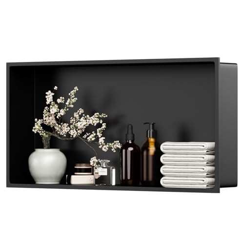 Matte Black Shower Niche 24" X 12" (Inner Size 23.2"