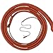 Handmade Real Leather 08 Feet 12 Plait Weaving Bullwhip | Costume Whip Tan | Equestrian Training Stage Performance & Halloween Costume Accessories