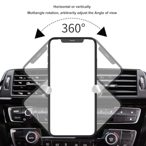Suporte de telefone para saída de ar de carro, suporte de telefone de carro por gravidade, bloqueio