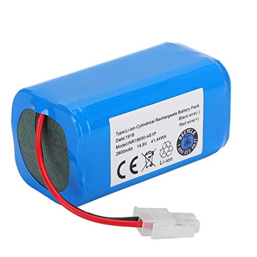 Batterie de Remplacement au Lithium-ION 14,8 V, Batterie d'aspirateur Robot aspirateur Batterie au Lithium de Remplacement Rechargeable pour aspirateur A4S A6...