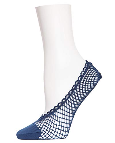 MeMoi Fishnet Shoe No Show Liner Socks