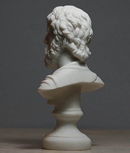 Sophocles Greek Ancient Writer Playwright Alabaster Bust Head Statue Sculpture 6 Inches #TOP2