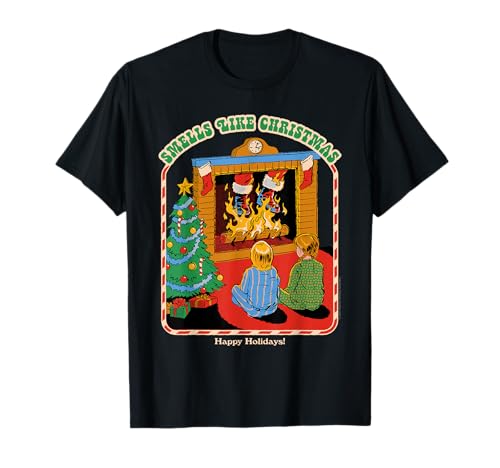 Smells Like Christmas Sarcastic Vintage Funny Adult Humor T-Shirt