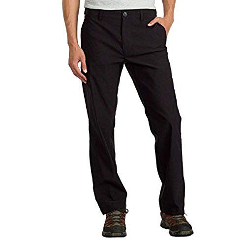 UnionBay Mens Rainier Travel Chino Pants (Variety Color & Size) (36X34, Black)
