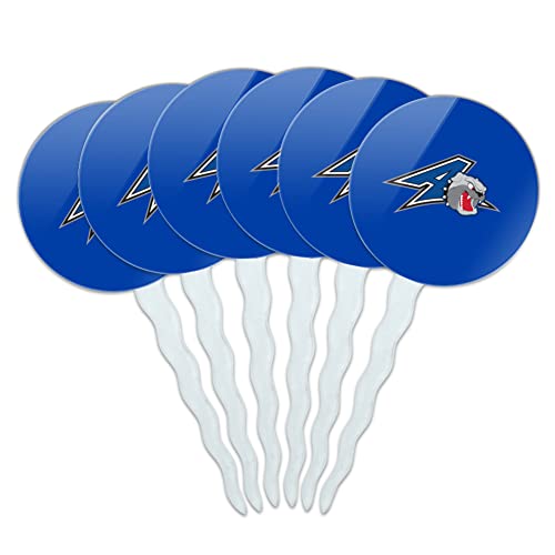 UNC Asheville Primary Logo Cupcake Picks Toppers Decoration Set of 6