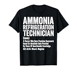 Ammoniak-Kühltechniker Vintage Definition Magier T-Shirt
