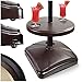 Shademobile RU22-6250 Rolling Umbrella Stand and Accessory Table, Bronze