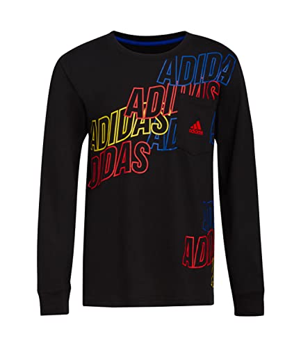 T-shirt ado adidas idéal pour le collège et le sport en coton noir