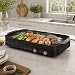 COOKTRON Portable Induktionskochfeld 2 Brenner mit abnehmbarem Eisen Guss Grillpfanne Antihaft...