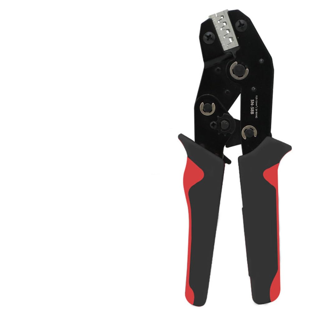 Setngb Black Red Crimping Tool Pliers Sn-58B Terminal Clamp Crimper 0.25-1.5Mm² Terminal Clamping Tool Pliers Wire Hand Tool,,Sn,58B