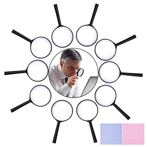 FCXQG 10 Stück Kinderlupe aus Kunststoff - Mini-Lupen-Set für...