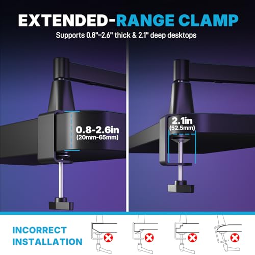 Image of Microphone Boom Arm, Low Profile Mic Arm Stand with Cable Management Channels, Desk Mount Clamp, Fully Adjustable, Heavy Duty Mic Stand for Podcast Streaming Gaming Studio(BA60 Black)