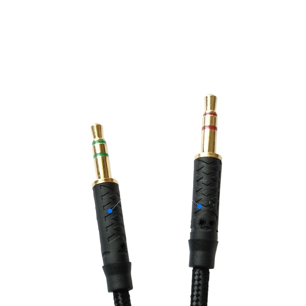 Mikrofon do słuchawek 3,5 mm adapter 2 w 1 kabel AUX słuchawki komputerowe kabel audio 2 w 1 (szary 35 cm)