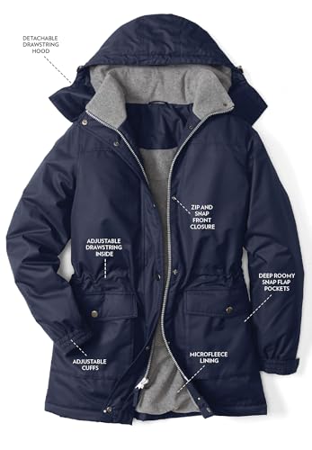 Woman Within Plus Size Microfiber Parka2