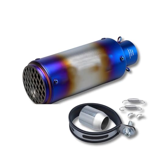 Silencieux d'échappement 51mm carbone pour remplacer un pot d'origine lourd