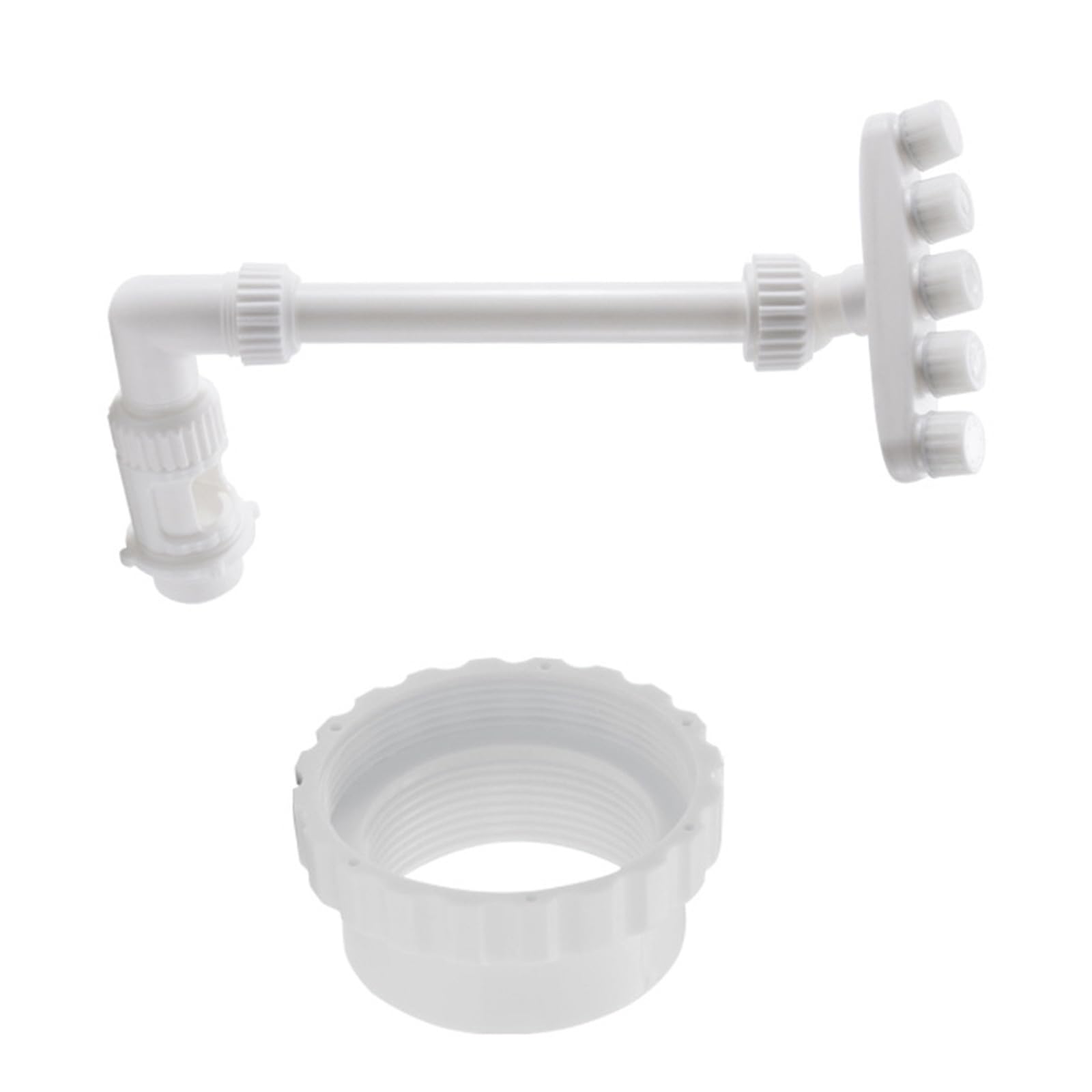 Pool Water Fountain Adjustable Pool Fountain with 5 Nozzles Five Nozzles Waterfall Sprinkler for Cooling Five Waterfall Sprinkler for Cooling Sprayers