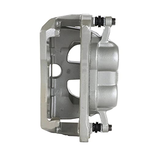 Image of Detroit Axle - Rear Left Brake Caliper with Bracket Replacement for 2009 | 2010-2016 2017 2018 Dodge Ram 2500 Ram 3500