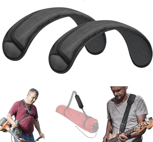 FIEIL 2 Pack Universal Shoulder Strap Pad Breathable Backpack Pad for Shoulder Bags Cushion Pads Guitar Pads Comfortable Replacement Shoulder Pads Help Relieve Shoulder Pain