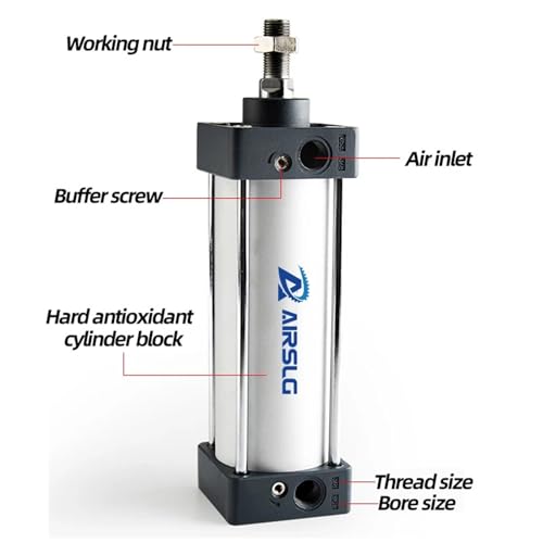 Cylindre pneumatique standard résistant aux vibrations industrielles SC40 - 5