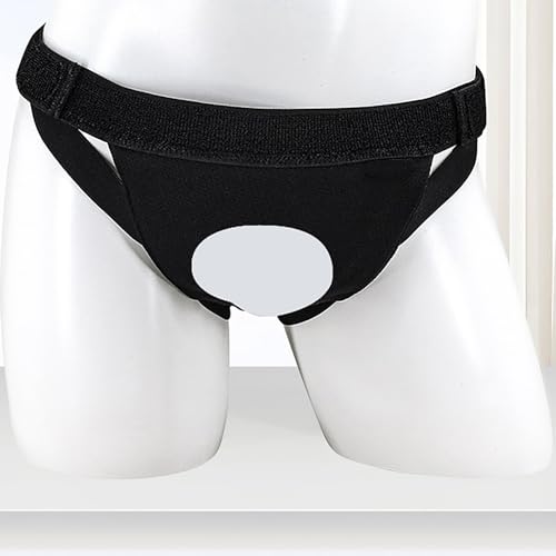 Faja para Hernia Hombre Lado Izquierdo o Derecho Ajustable Negra Talla S miniatura 2