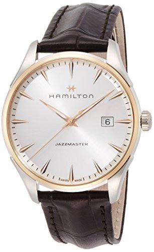 Preisvergleich Produktbild Hamilton Herren Analog Quarz Uhr mit Leder Armband H32441551