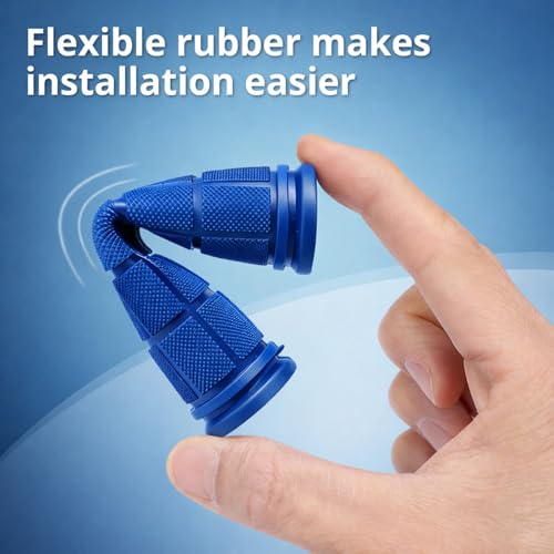 Image of CHUNZEXI 4 PCS Bike Handlebar Grips, Rubber Bicycle Bar Grips Replacement, Non-Slip Handle Grips for Kids Bikes, Scooters, BMX, Mountain & Cruiser Bikes