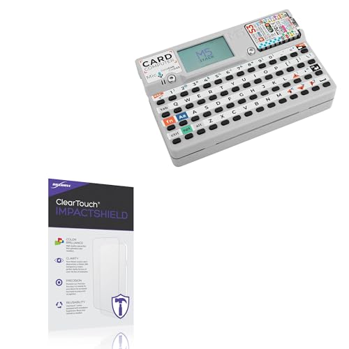 BoxWave Screen Protector Compatible with M5Stack Cardputer Core - ClearTouch ImpactShield (2-Pack), Impenetrable Screen Protector Flexible Film