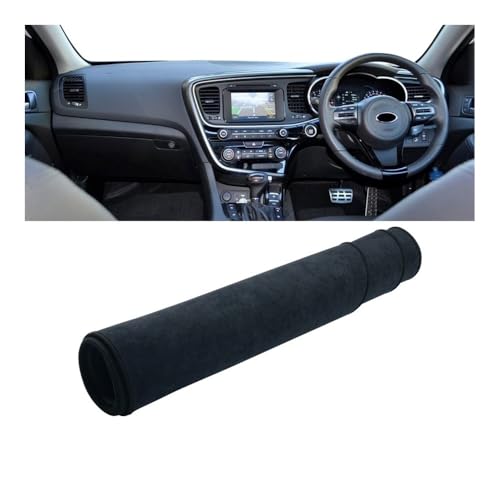 Tapis de tableau de bord Kia Optima K5 housse protection voiture anti-dérapante RHD noir