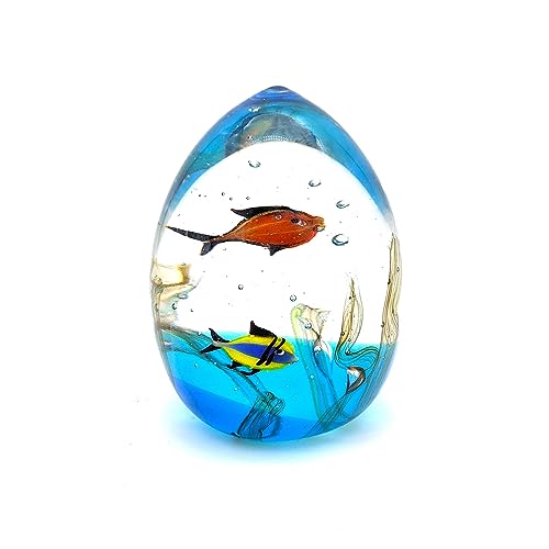 YourMurano Murano Glass Aquarium Small Oval Made in Italy