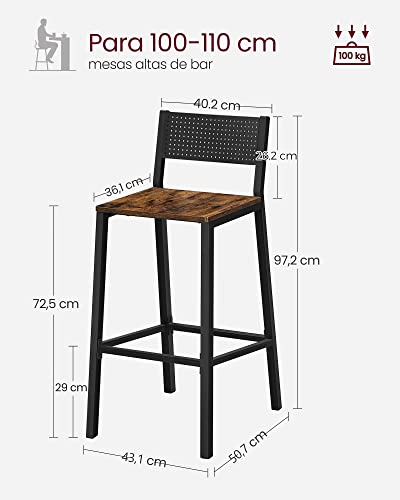 La Mejor review de Bancos altos de madera disponible en línea. 6 Imagen adicional