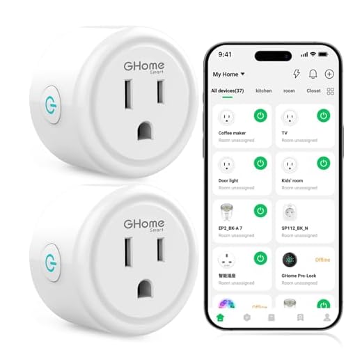 GHome WiFi Smart Plug with Voice Control