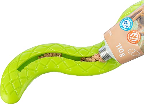 TRIXIE Snack Snake for Dogs - interactive dog toy that can be filled with snacks and pastes for playful snacking fun - 27 cm - 34931 - Image 4